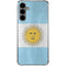 Argentina Flag Distressed Galaxy S24 Plus Clear Case